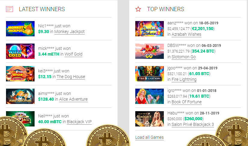 Vip stakes bitcoin casino lobby