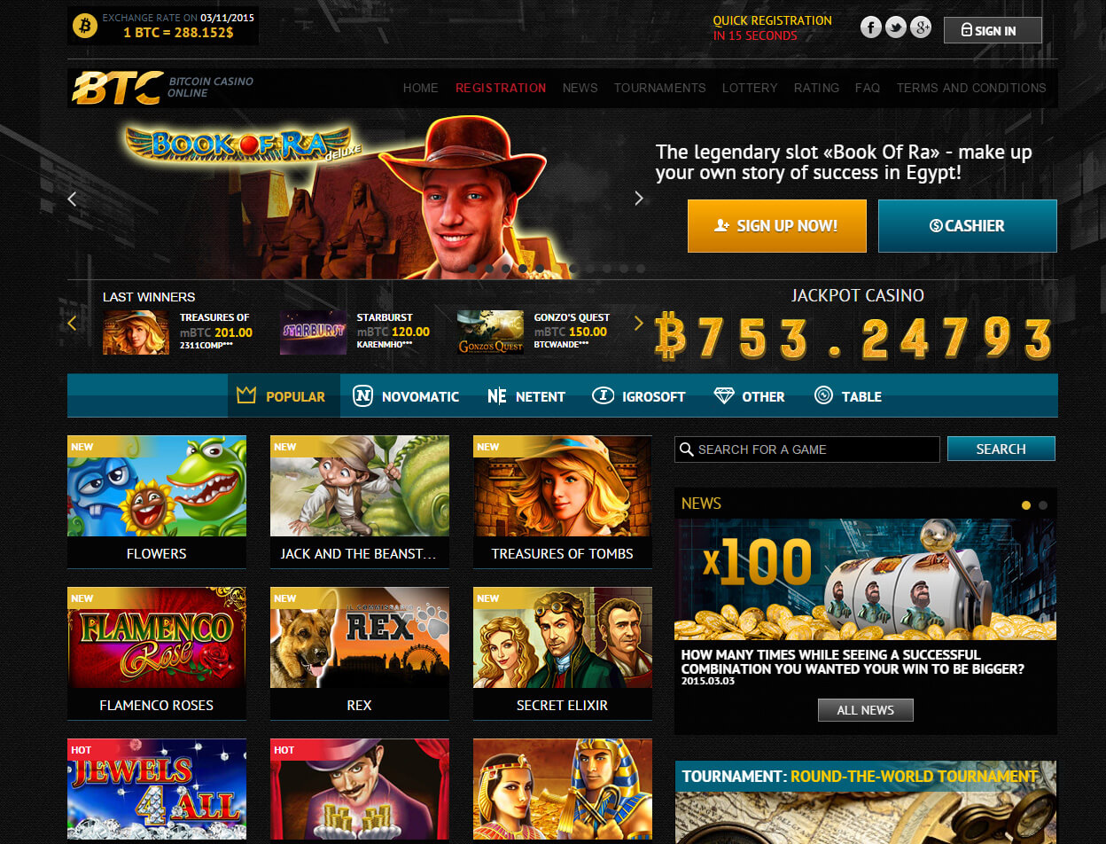 Free online bitcoin slots to win real money